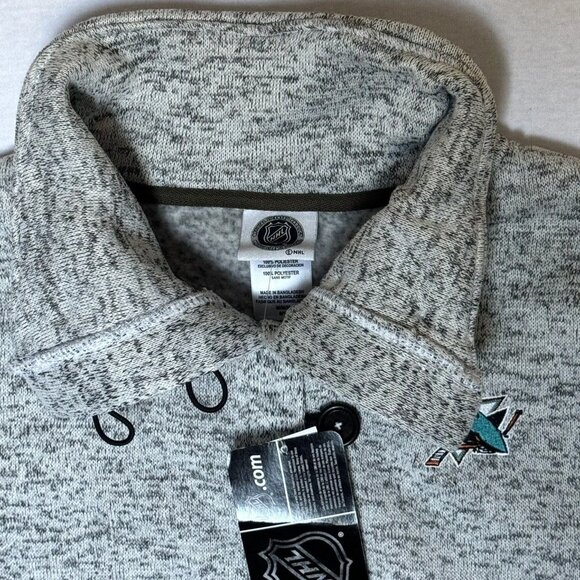 NEW NHL San Jose Sharks Women's Fleece Sweatshirt Fan Apparel - Picture 5 of 11